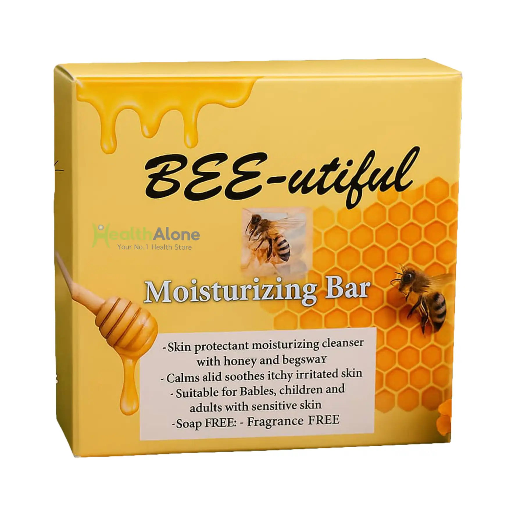 Bee-Utiful turmeric and honey soap bar – HealthAlone Kenya