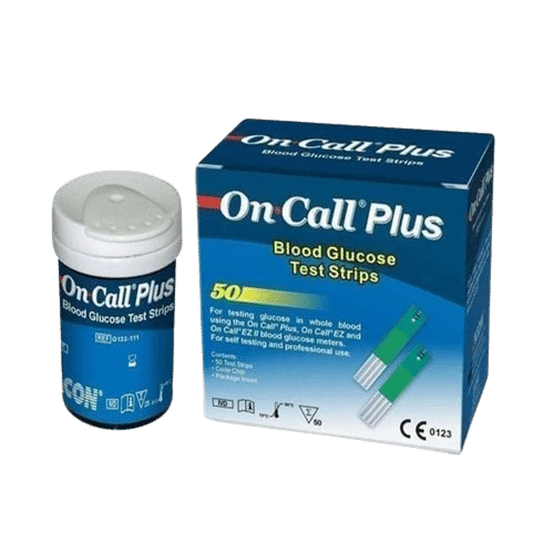 On Call Plus Blood Glucose Test Strips 50s - Image 1