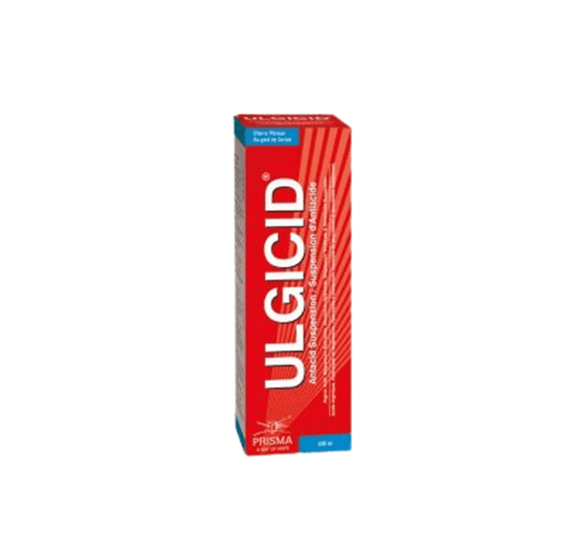 Ulgicid Antacid Suspension Cherry flavour 200ml - Image 1