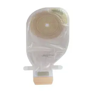 1-Piece Ileostomy Bag With Hide Away Outlet Midi 12-65(Transparent) - Image 1