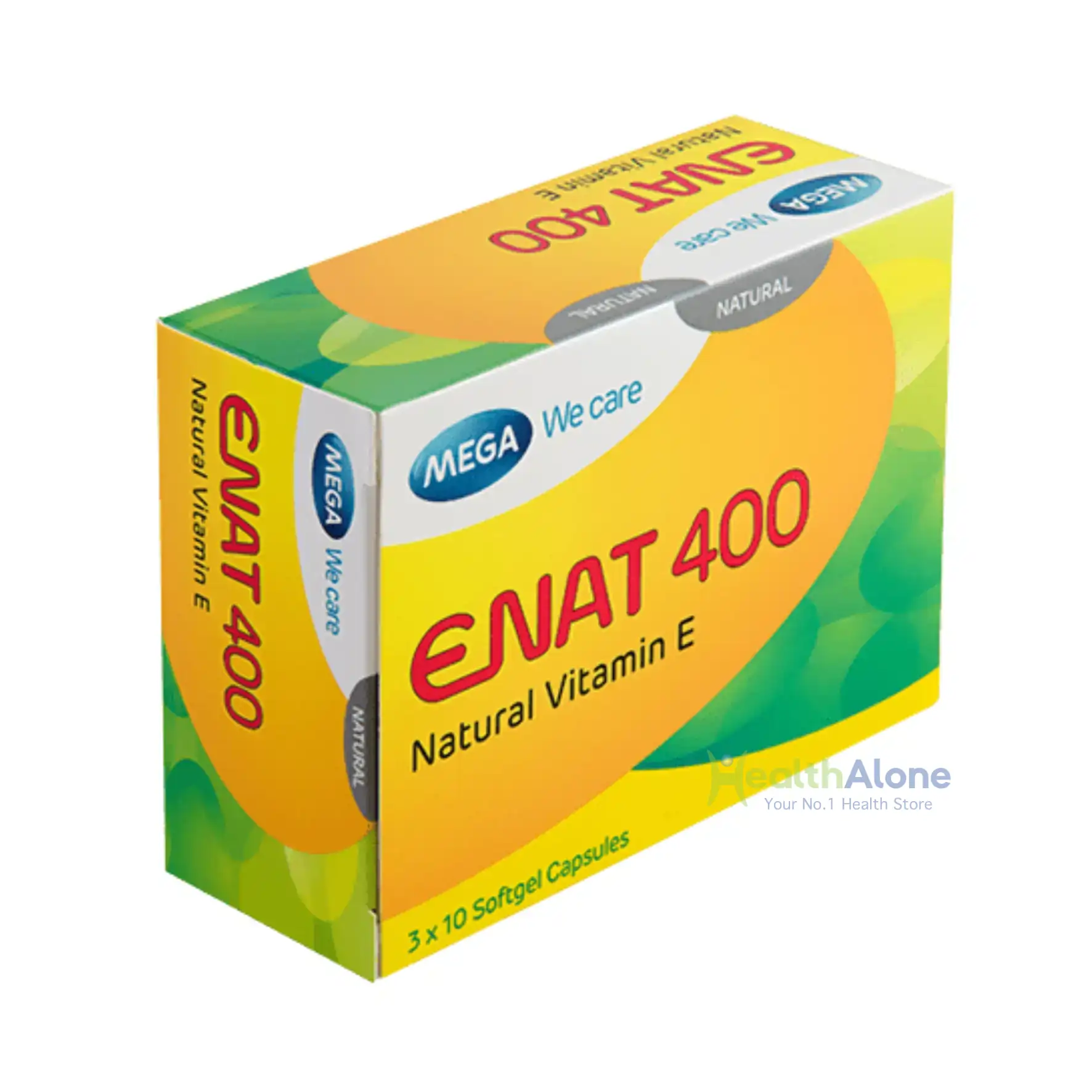 Enat 400IU Natural Vitamin E - Image 1