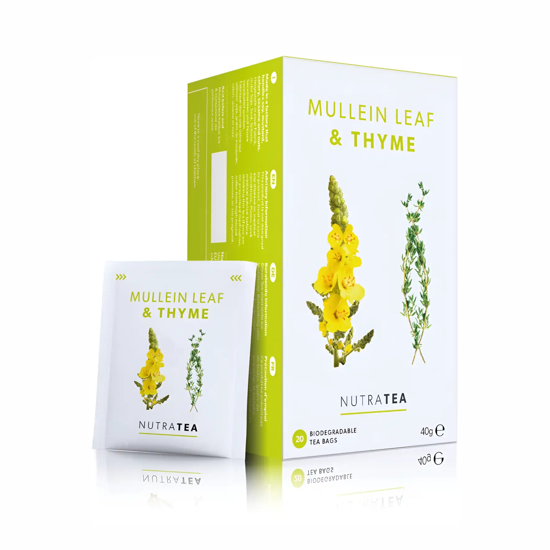 Mullein leaf & Thyme (1) Mullein Leaf & Thyme NutraTea 20's - Image 1