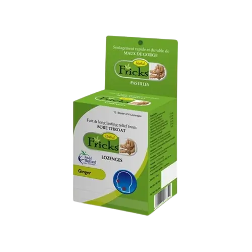 Fricks Ginger Lozenges 72's - Image 1