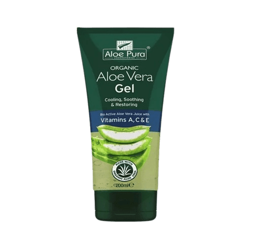 aloevera_gel_+vit_A_C_E-removebg-preview Aloe Pura Aloe Vera Gel 99.9% with Vitamins A C & E 200ml - Image 1