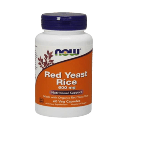 NOW_Red_Yeast_Rice_600_mg_Capsules_60_s NOW Red Yeast Rice 600 mg Capsules 60's - Image 1