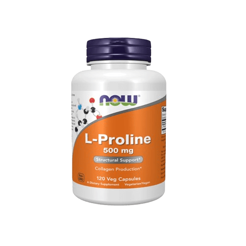 NOW_L_Proline_500mg_120s NOW L Proline 500mg 120s - Image 1