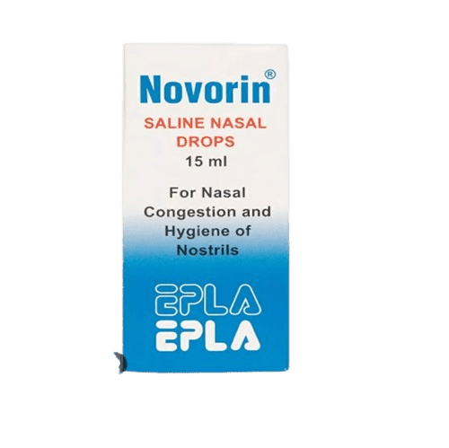 Novorin Saline Nasal Drops 0.9% 15ml - Image 1