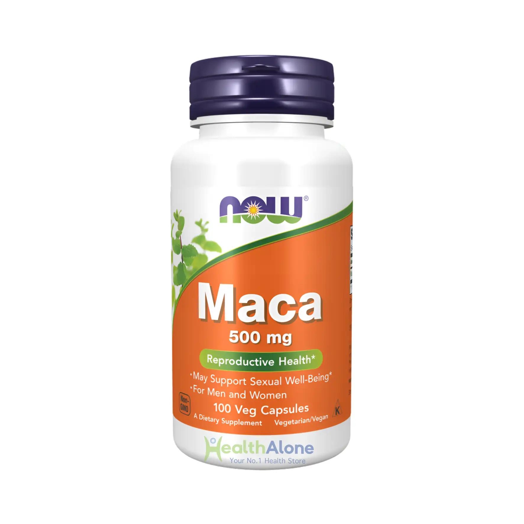 NOW Maca 500 mg Veg Capsules - Image 1