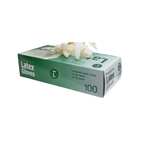 Latex Examination Gloves - Image 1