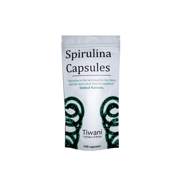 Tiwani Spirulina Capsules 100s - Image 1