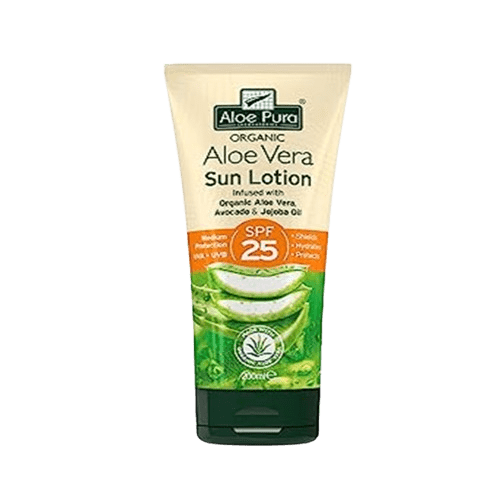 Aloe Vera Sun Lotion SPF25 200ml - Image 1