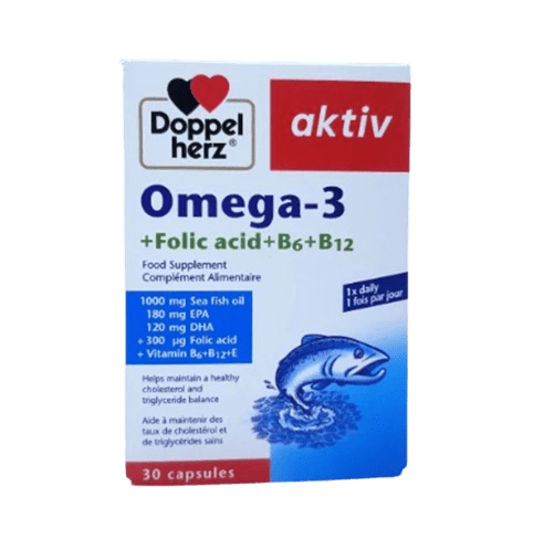 Omega-3 + Folic acid + B₆ + B₁₂ - Image 1