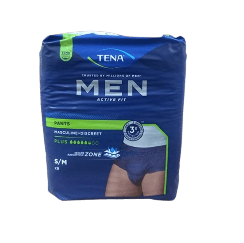 Tena Men Active Fit Pants - Plus - Small/Medium 9's - Image 1