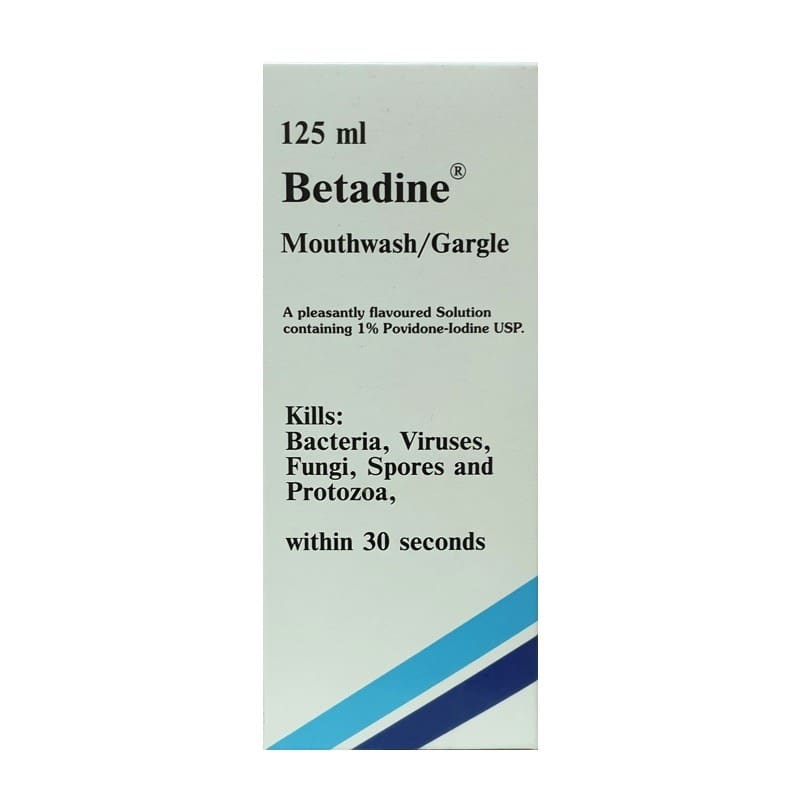 Betadine Mouthwash 125ml - Image 1