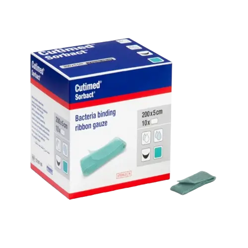 ribbon_gauze-removebg-preview Cutimed Sorbact Ribbon Gauzes(Antimicrobial Dressing) - Image 1