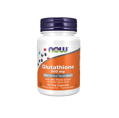 Glutathione_500mg_30s- NOW Glutathione 500mg 30s - Image 1